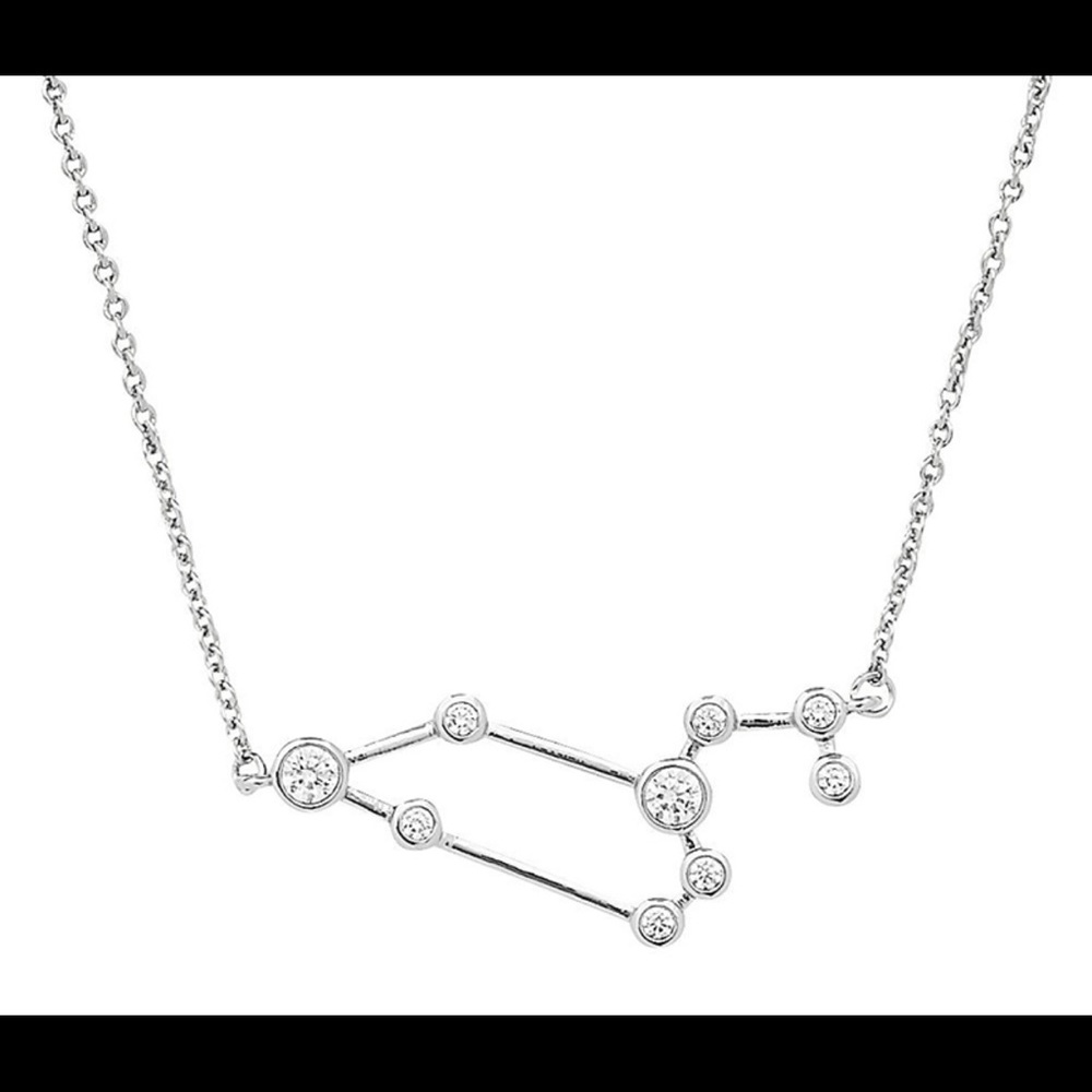 Sterling Silver Leo Constellation Necklace
